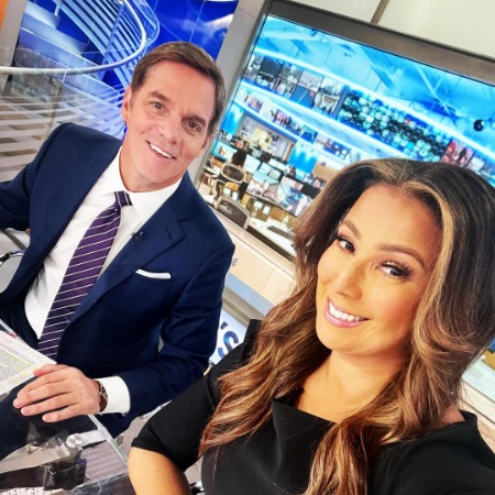 Julie Banderas with Bill Hemmer at Fox News Live
